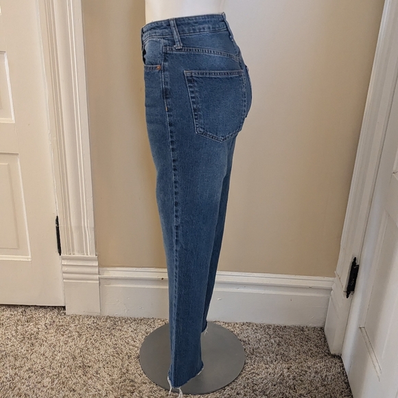& Denim vintage straight high waist jeans in medium was size 2 - Picture 2 of 7
